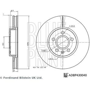 Disque de frein ADBP430040 Blue Print ADBP430040 pas cher