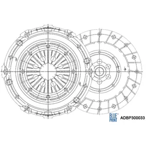 Kit d'embrayage SMARTFIT Solution Kit ADBP300033 Blue Print ADBP300033