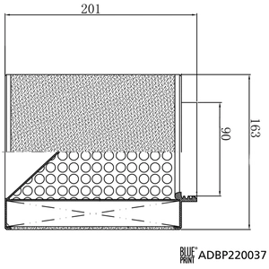 Blue Print Filtre à air pour AUDI: S8, A8 (Ref: ADBP220037) pas cher
