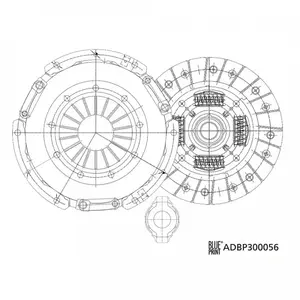 Comparateur de prix : Blue Print Kit d'embrayage pour NISSAN: Primera, Almera (Ref: ADBP300056)