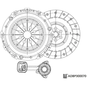 Kit d'embrayage SMARTFIT Solution Kit ADBP300070 Blue Print ADBP300070 pas cher