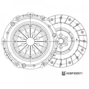 Kit d'embrayage SMARTFIT Solution Kit ADBP300071 Blue Print ADBP300071
