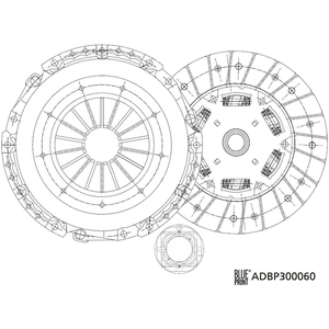 Kit d'embrayage SMARTFIT Solution Kit ADBP300060 Blue Print ADBP300060 pas cher