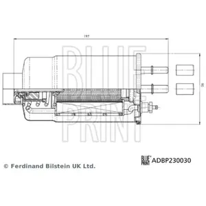 Filtre à carburant ADBP230030 Blue Print ADBP230030 pas cher