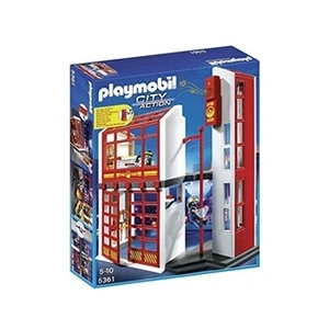Comparateur de prix : PLAYMOBIL Fire Station with Alarm