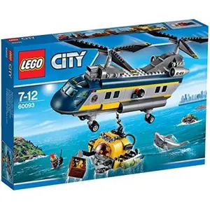 Lego city - 60093 - jeu de construction - l'hélicoptère de haute-mer pas cher