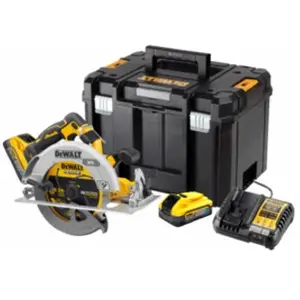 Comparateur de prix : DeWALT Outillage Scie circulaire sans fil 18 V, 2 batteries 5,0 Ah DCS573H2T