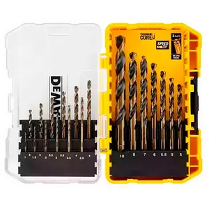 Comparateur de prix : Coffret de 19 forets multi-matériaux  DEWALT DT70728-QZ  Black&Gold TU