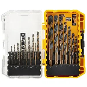 Comparateur de prix : Coffret de 23 forets multi-matériaux  DEWALT DT70729-QZ  Black&Gold TU