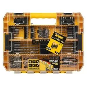 Comparateur de prix : Coffret de 85 accessoires pour perceuse-visseuse à queue droite DeWalt