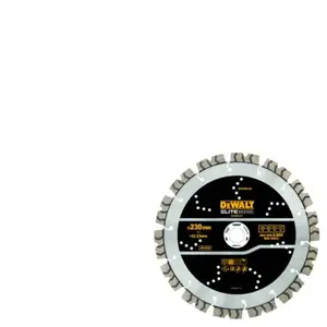 Comparateur de prix : Disque diamant segmenté Ø230x22,23mm ELITE DEWALT DT20462-QZ pour tout usage