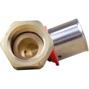 Coude PER à sertir Ø20x1,9 - Femelle écrou Libre 1/2" (15/21) - IBP Bä...