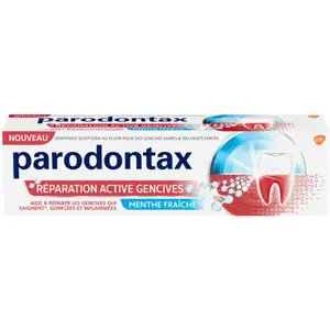Comparateur de prix : Parodontax Réparation Active Gencives Menthe Fraîche 75 ml