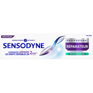 Comparateur de prix : Waterwipes Sensodyne Pro Réparateur Dentifrice Nettoyage Intense 75ml