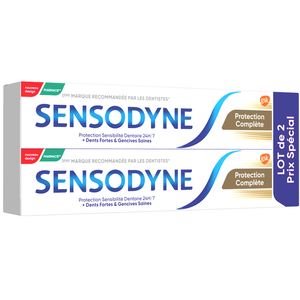 Comparateur de prix : Sensodyne Dentifrice Protection Complète Lot de 2 x 75ml