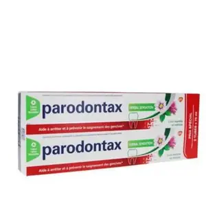 Comparateur de prix : Parodontax Dentifrice Herbal Sensation Lot de 2 x 75ml