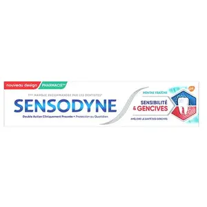 Sensodyne Dentifrice Sensibilité et Gencives Menthe Fraiche 75mlVendu parparasanteonline