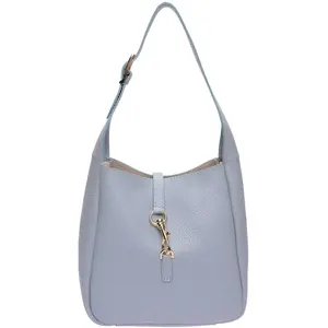 Anna Luchini - Sac à en cuir main Olympia céleste - 20.5x21x8 cm OS pas cher