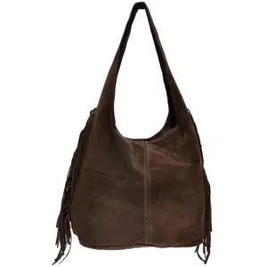Isabella Rhea - Sac Hobo Valentina H Marron foncé - 30x39x12 cm OS pas cher