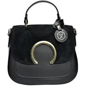 Luisa Vannini - Sac à main Jayce Noir - 20.5x24x11 cm OS
