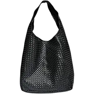 Luisa Vannini - Sac cabas Syrayah Noir - 35x46x16 cm OS