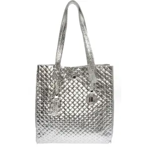 Anna Luchini - Sac à l'épaule Roxane Argenté - 33x31x9 cm OS