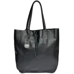 Roberta M - Sac porté épaule Xia Noir - 37x41x12 cm OS pas cher