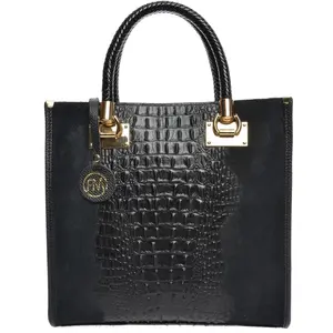 Roberta M - Sac à main Cyrah Noir - 28.5x29.5x12 cm OS pas cher