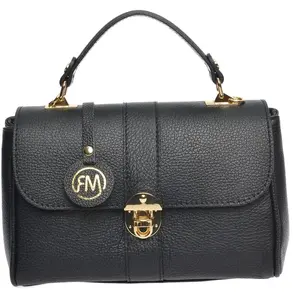 Roberta M - Sac à main Nisha Noir - 17x24x9.5 cm OS pas cher