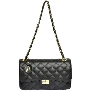 Isabella Rhea - Sac bandoulière Stella Noir - 18x27.5x8 cm OS pas cher