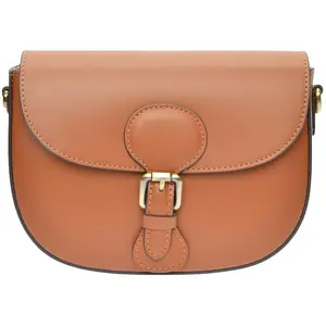 Isabella Rhea - Sac bandoulière Morgan Cognac - 16x23x6.5 cm OS pas cher