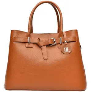 Anna Luchini - Sac cabas Armess Cognac - 25x34x14.5 cm OS