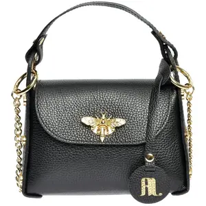 Anna Luchini - Sac à main Joyce Noir - 13x19x7 cm OS