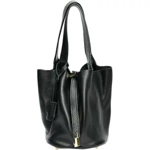 Anna Luchini - Sac à main Maelis Noir - 19x30x15.5 cm OS