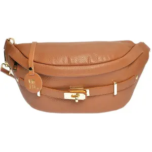 Anna Luchini - Sac bandoulière Miniu Cognac foncé - 17x28 cm OS