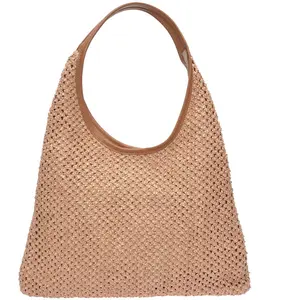 Luisa Vannini - Sac bandoulière en cuir Shana cognac - 28x37cm OS pas cher