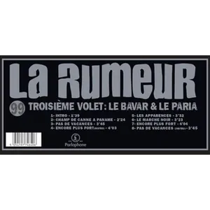 Comparateur de prix : Disques vinyle Hip-Hop Warner Music La Rumeur - Le bavar et le paria