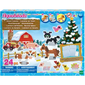Aquabeads Calendrier de l'Avent coloré 31367 pas cher