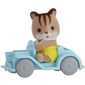 Sylvanian Families - 5203 - Valisette bébé écureuil et voiture pas cher