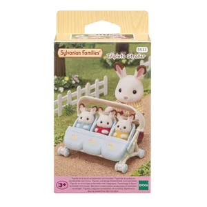 Comparateur de prix : SYLVANIAN FAMILIES La poussette triple Pour Enfant - Le village