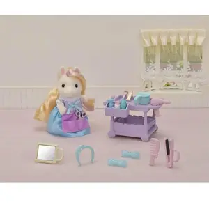 SYLVANIAN FAMILIES - La maman poney et son kit de coiffure pas cher
