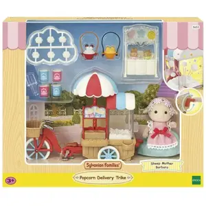 Poupée Sylvanian Families La Maman Mouton Et Son Stand De Popcorn TU pas cher