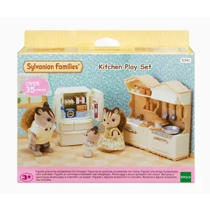 Figurines miniatures - SYLVANIAN FAMILIES - 5341 - La cuisine aménagée pas cher