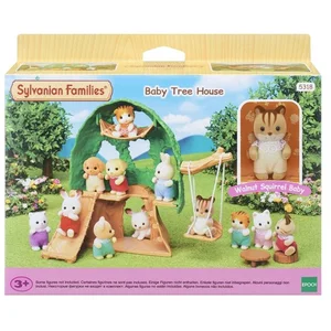 Sylvanian Families Epoch d'Enfance La Creche Et Le Jardin D'enfants La Cabane Des Bébés pas cher