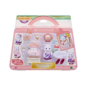 Sylvanian Families Sets Prets A Jouer La Valisette De Mode Et Grande Sur Chat Persan