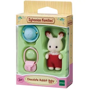 Figurine Sylvanian Families Le bébé lapin chocolat