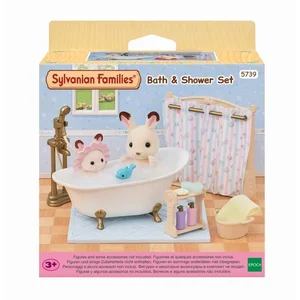 SYLVANIAN FAMILIES Epoch d'Enfance Les Meubles Et Accessoires Le Set Baignoire Et Douche pas cher