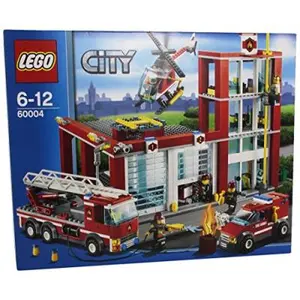Lego city - 60004 - jeu de construction - la caserne des pompiers pas cher