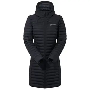 Comparateur de prix : Berghaus - Women's Nula Micro Long Jacket - Veste synthétique taille 12, noir