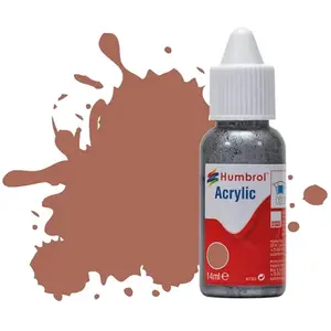 Comparateur de prix : Peinture Humbrol Acrylic Dropper Bottle 14ml 113 Rust - Matt - Humbrol